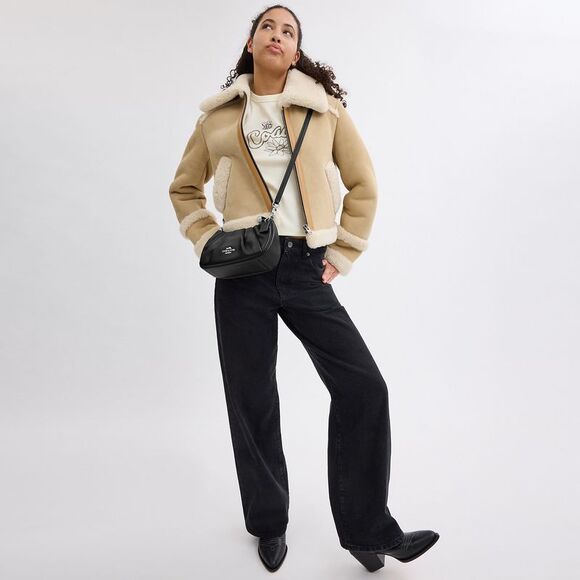 NWT Coach Outlet Teri Shoulder Bag Ruching - Picture 5 of 7